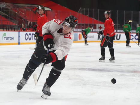 Раскатка «Авангарда» перед матчем с «Барысом»