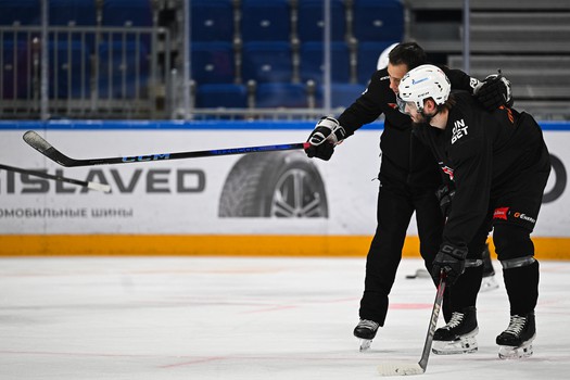 Раскатка «Авангарда» перед выездным матчем с «Драконами»