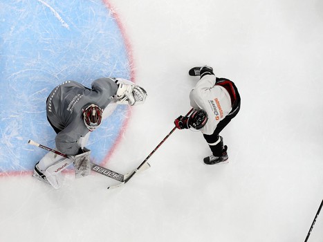 Открытая тренировка «Авангарда» для прессы и болельщиков