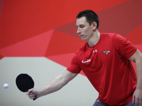 Раскатка «Авангарда» перед матчем с «Ак Барсом»