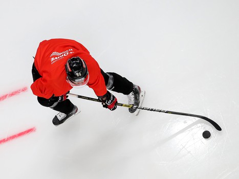 Раскатка «Авангарда» перед матчем с «Салаватом Юлаевым»