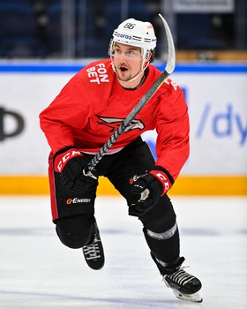 Раскатка «Авангарда» перед выездным матчем с московским «Динамо»