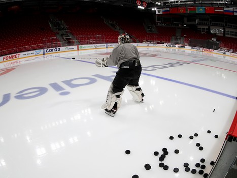 Открытая тренировка «Авангарда» перед домашними матчами финала Кубка Гагарина