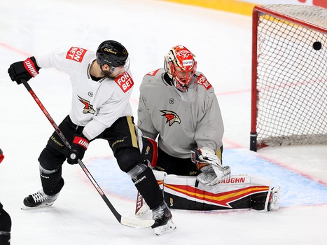 Раскатка «Авангарда» перед четвёртым матчем серии с «Металлургом»