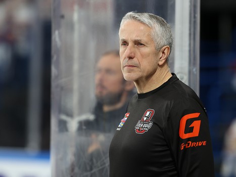 Тренировка «Авангарда» перед пятым матчем серии в Магнитогорске