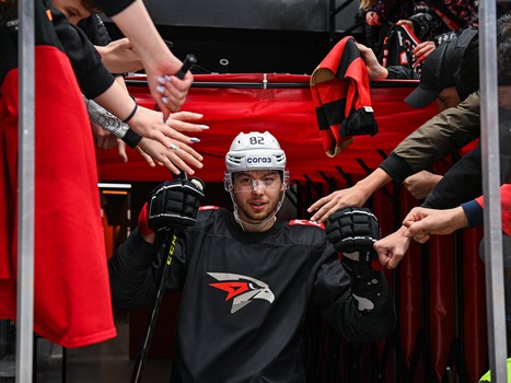 Открытая тренировка «Авангарда» перед финалом Востока