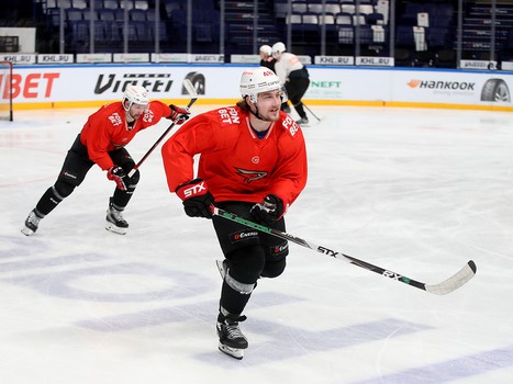 Раскатка «Авангарда» перед выездным матчем с «Ак Барсом»