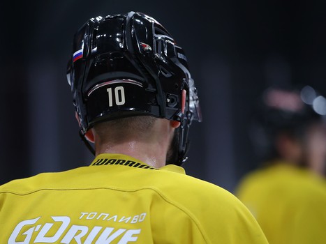 Раскатка «Авангарда» перед матчем с «Салаватом Юлаевым»