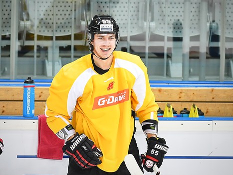 Раскатка "Авангарда" перед матчем с "Локомотивом"