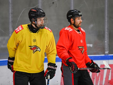 Глеб Трикозов и Михаил Гуляев тренируются с «Авангардом»