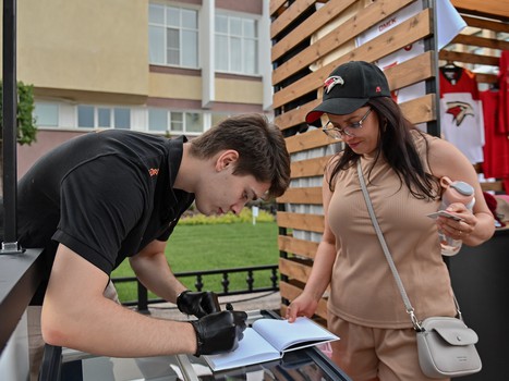 Артём Блажиевский на вечеринке Буэнос Летос