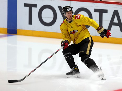 Тренировка «Авангарда» перед матчем с минским «Динамо»