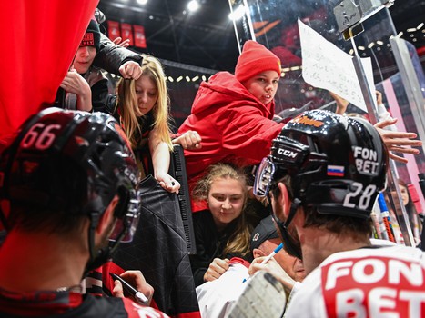 Открытая тренировка «Авангарда» перед вторым раундом плей-офф