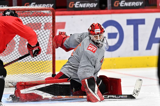 Раскатка «Авангарда» перед матчем с «Салаватом Юлаевым»