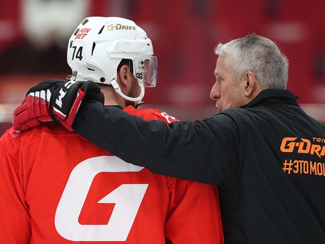 Открытая тренировка «Авангарда» перед вторым раундом плей-офф