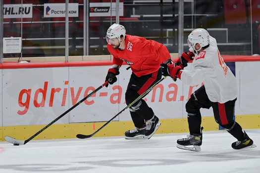 Тренировка «Авангарда» на G-Drive Арене