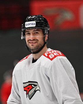 Тренировка «Авангарда» перед матчем с «Металлургом»