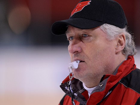 Раскатка "Авангарда" перед матчем с "Югрой" 24.01.2014