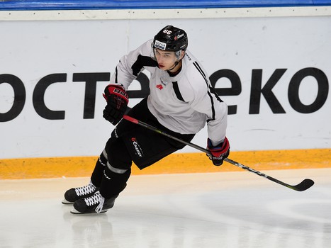 Раскатка «Авангарда» перед матчем с рижским «Динамо»