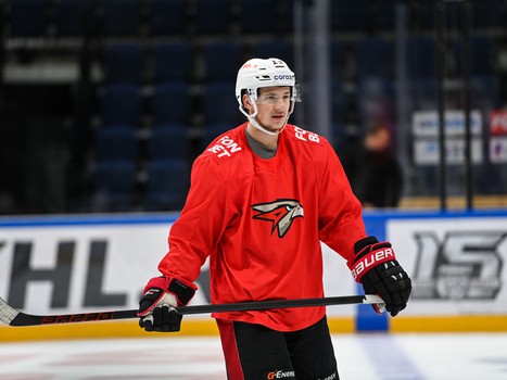 Раскатка «Авангарда» перед выездным матчем с московским «Динамо»