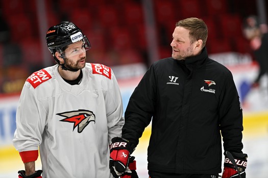 Раскатка «Авангарда» перед первым матчем серии с «Металлургом»