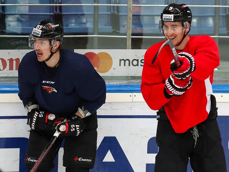 Открытая тренировка «Авангарда» для прессы и болельщиков