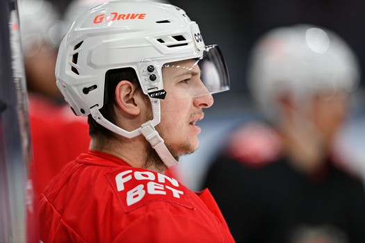 Раскатка «Авангарда» перед четвёртым матчем серии с «Металлургом» в Магнитогорске