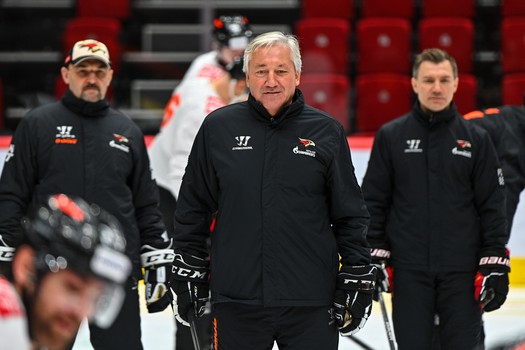 Раскатка «Авангарда» перед матчем с ХК «Сочи»