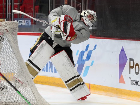 Раскатка «Авангарда» перед матчем с «Адмиралом»