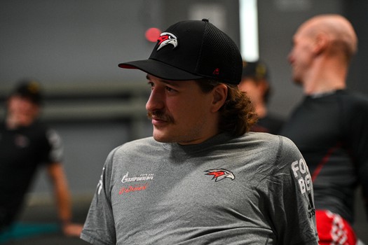 Тренировка «Авангарда» перед матчем в Казани