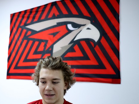 Тренировка «Авангарда» перед вторым матчем серии с «Ак Барсом»