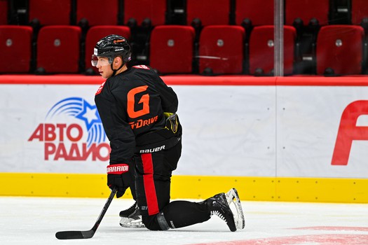 Раскатка «Авангарда» перед матчем с «Сибирью»