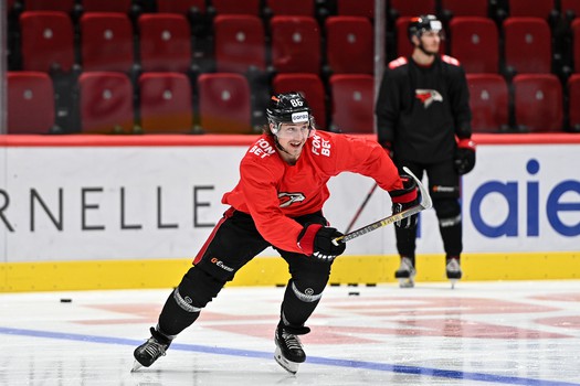 Раскатка «Авангарда» перед матчем с «Салаватом Юлаевым»