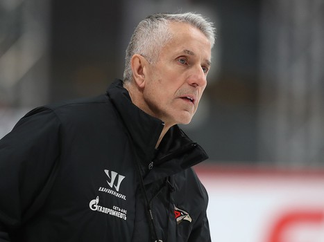 Раскатка «Авангарда» перед матчем с «Нефтехимиком»