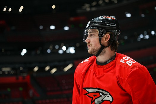 Раскатка «Авангарда» перед вторым матчем серии с «Локомотивом»