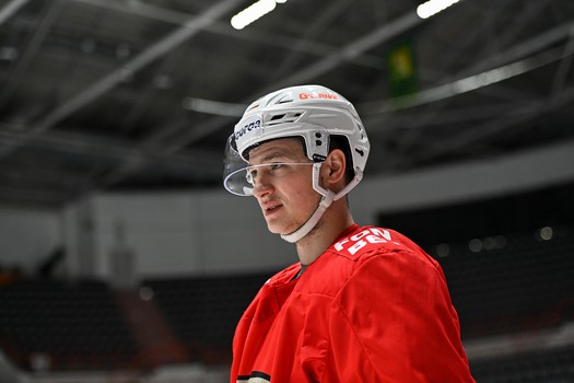 Тренировка «Авангарда» в Хабаровске