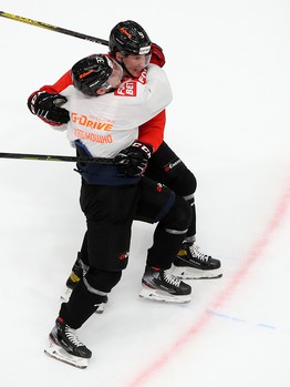 Тренировка «Авангарда» во время паузы в чемпионате