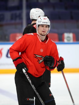 Тренировка «Авангарда» перед пятым матчем серии с «Ак Барсом»