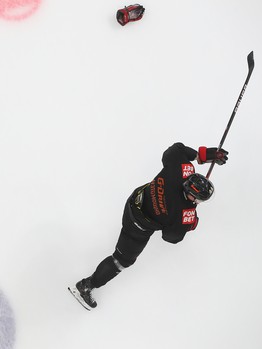 Раскатка «Авангарда» перед матчем с рижским «Динамо»