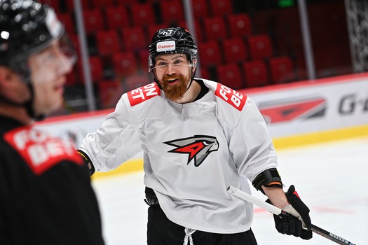 Раскатка «Авангарда» перед матчем с «Барысом»