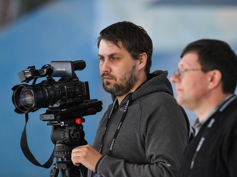 Открытая тренировка "Авангарда" для СМИ перед стартом второго раунда плей-офф