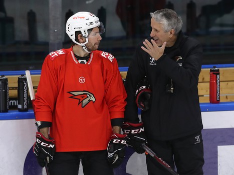 Раскатка «Авангарда» перед выездным матчем против СКА