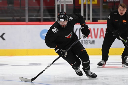 Раскатка «Авангарда» перед матчем с «Ак Барсом»