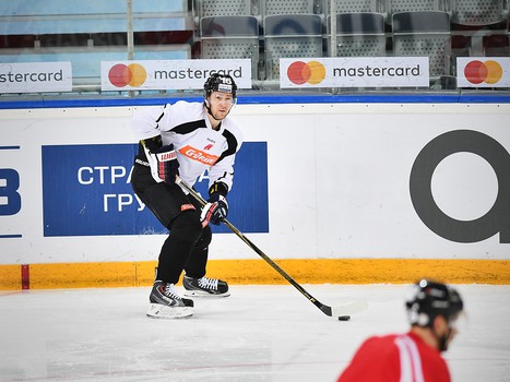 Раскатка "Авангарда" перед матчем с "Амуром"