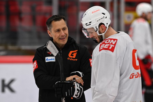 Тренировка «Авангарда» в Омске