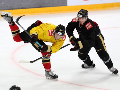 Раскатка «Авангарда» перед матчем с «Адмиралом»