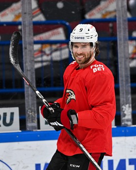 Раскатка «Авангарда» перед третьим матчем серии с «Металлургом» в Магнитогорске