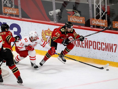 17.02.2022. Товарищеский матч. «Авангард» - «Спартак» 3:5