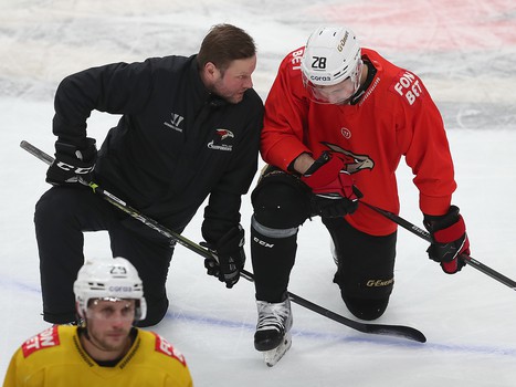 Открытая тренировка «Авангарда» перед вторым раундом плей-офф