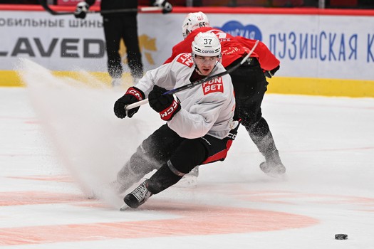 Тренировка «Авангарда» в Омске